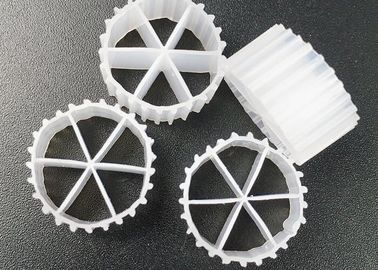 kopen Visserij Wit Mbbr Filter Biocell Waterbehandeling 16*10mm Groot gebied online manufacture