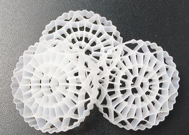 kopen Natuurkleurige MBBR Filter Media Hoog oppervlak 25 mm X 4 mm Grootte online manufacture