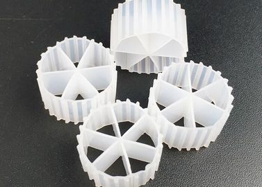 kopen 16*10mm Grootte MBBR Biocell Filter Media Virgin HDPE materiaal en witte kleur voor RAS online manufacture