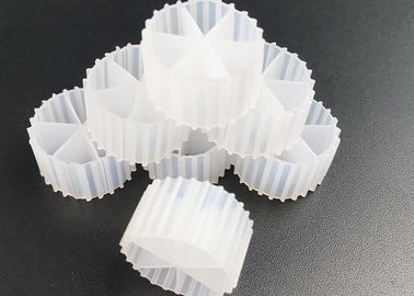 kopen 100% maagdelijk HDPE Biofiltermedium Witte kleur voor afvalwaterbehandeling online manufacture