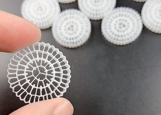 kopen Kaldnes K5 FDA Veiligheid Actieve Biofilm Hangende Snelle Mbbr Bio Filter Media online manufacture