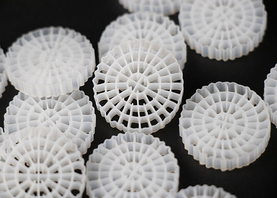 kopen Witte kleur MBBR Bio Media Virgin HDPE materiaal K5 voor afvalwaterbehandeling online manufacture