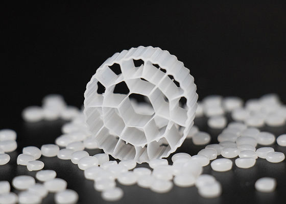 kopen 19 Holes K3 Biocell Filter Media met maagdelijk HDPE materiaal en witte kleur online manufacture
