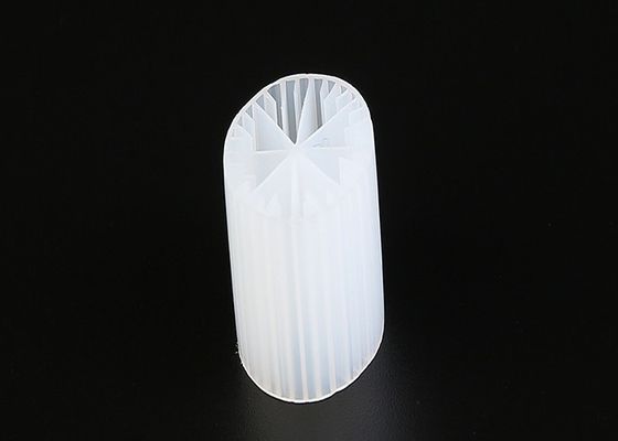 kopen 15*15 mm Grootte MBBR Bio Media Virgin HDPE Materiaal Wit Kleur Voor Anaërobe Tank online manufacture