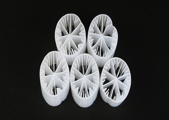 kopen Hydrofiele witte kunststoffiltermedium HDPE bewegende biofilmreactor online manufacture