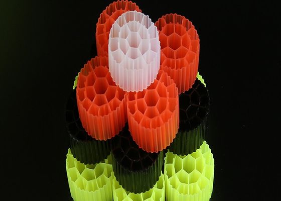 kopen Biobollen Plastic Filter Media Kleurrijk En Maagd HDPE Materiaal MBBR online manufacture