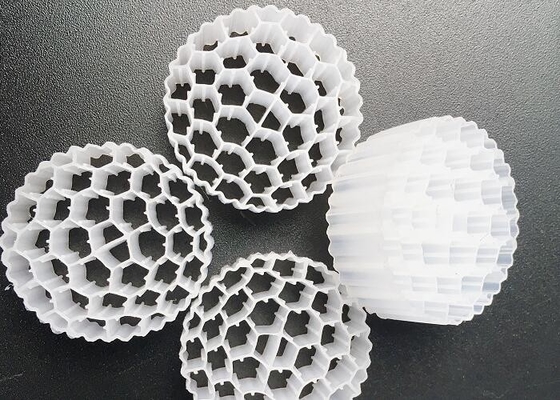 Activecell Biotube MBBR Plastic Filter Media Wit Kleur 800m2/M3