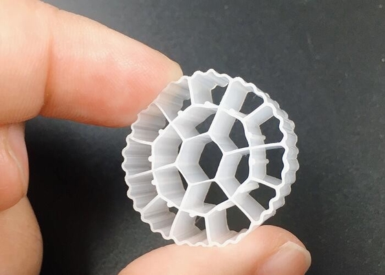 19 gaten 25x10 mm MBBR-media voor industriële afvalwaterzuivering