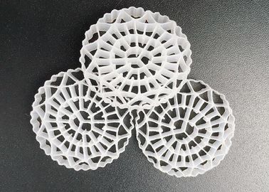 Afvoer van kabeljauw uit de bodem HDPE Plastic MBBR BIO Filtermedia voor afvalwaterzuivering