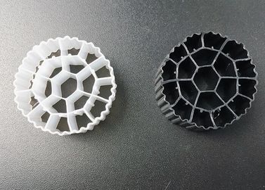Plastic K1 & K3 Bioball Filter Media Hdpe 25*12mm Ras Wit Kleur Bioborger