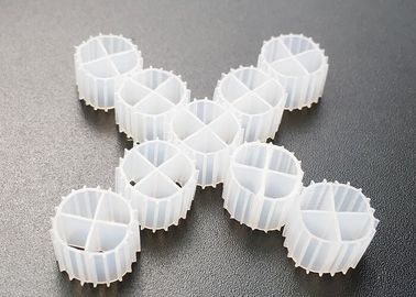 Afvalwaterzuivering Verhuizend bed Filter media biopipe Lagere energieverbruik fab media k1 11*7mm witte kleur