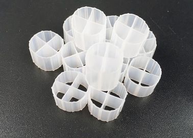 Milieuvriendelijke witte kleur HDPE K1 Filtermedium met HDPE-materiaal voor rioolwater