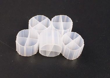HDPE materiaal K1 Filtermedium met 12 mm x 9 mm grootte en witte kleur voor RAS