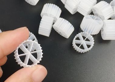 Goed slagvastheid HDPE MBBR Kaldnes Filtermedium voor vijvers