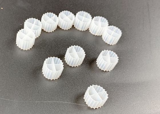 MBBR Wit HDPE IFAS Biologisch filtermedium 1000m2/m3