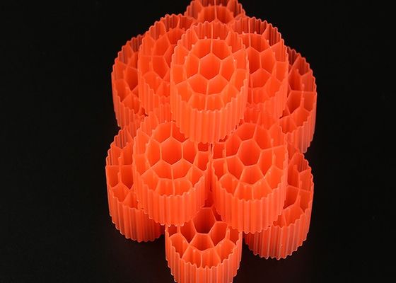 Plastic Filter Media MBBR Bio Ball Filter Kleine vijverfilters met witte kleur