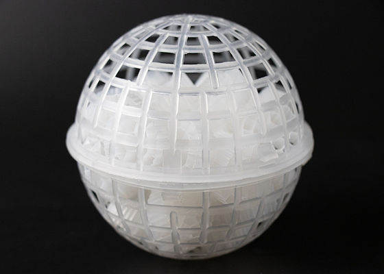 Grote bal zelfreinigende biofilmreactor Biocell Filter Media HDPE