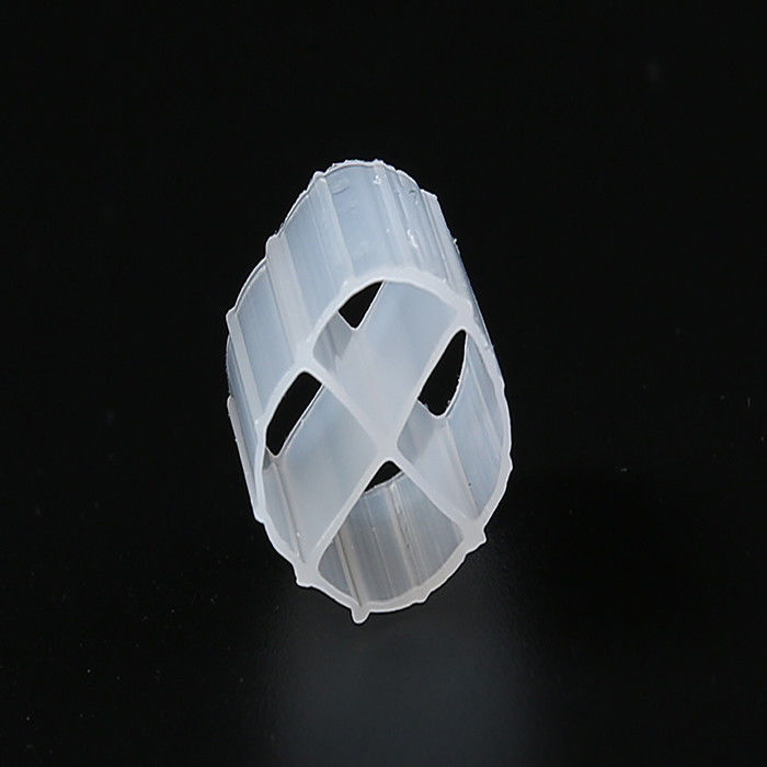 12*9mm MBBR Filtermedia met natuurlijke kleur en vrijwel niet-gewassen HDPE-materiaal