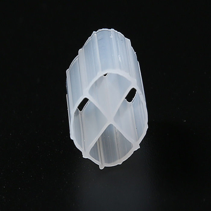 12*9mm MBBR Filtermedia met natuurlijke kleur en vrijwel niet-gewassen HDPE-materiaal