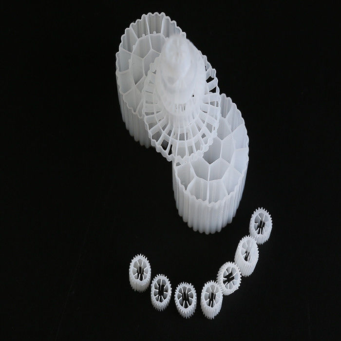 K1 K3 K5 MBBR Bio Media Floating Long Life Natuurlijke kleur 12mm X 9mm