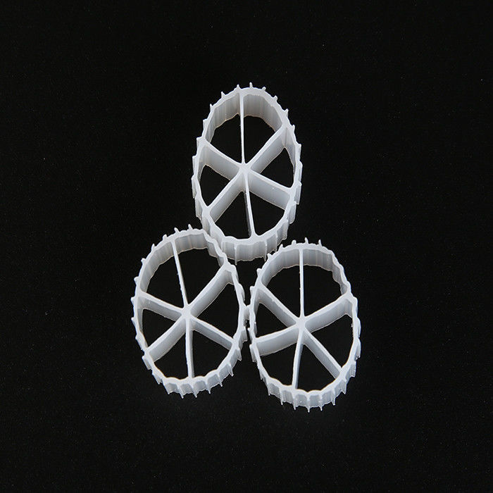 100% maagdelijk HDPE Biofiltermedium Witte kleur voor afvalwaterbehandeling