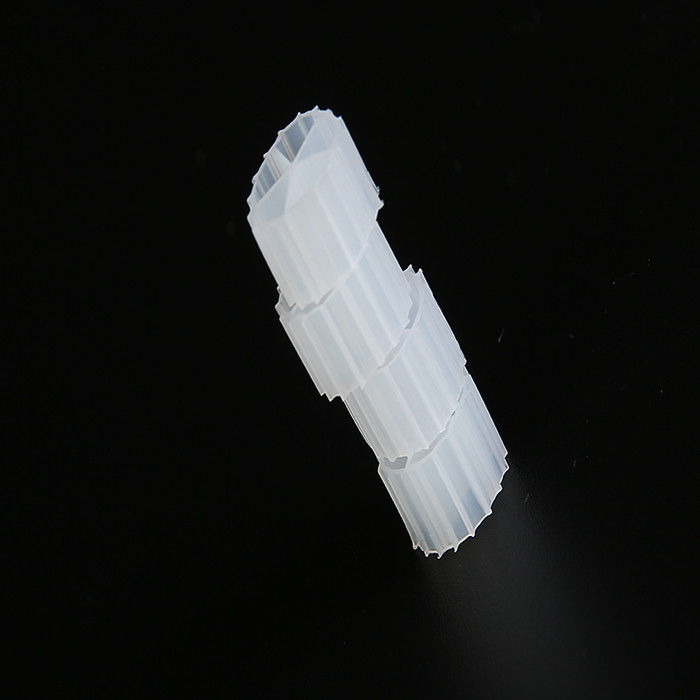 Hydrofiel MBBR Plastic Filter Media Lagere energieverbruik