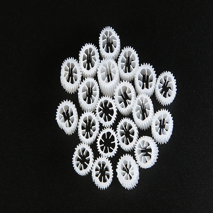 7 Holes Floating Filter Media HIPS Materiaal Plastic Biocell Voor Industriële Riolering