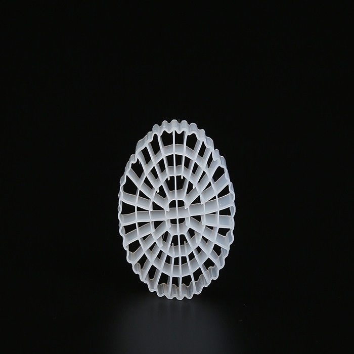 Vrouwelijk HDPE materiaal K5 MBBR Filtermedia met een goed oppervlak en witte kleur