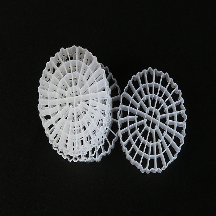 Superdecarburizatie MBBR Waterbehandeling Drijvend filtermedium 25 mm x 4 mm