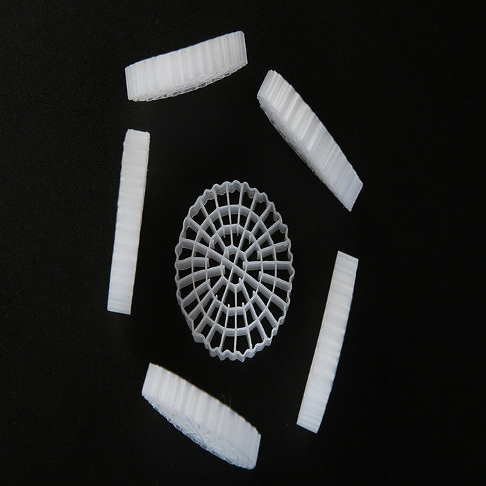 Superdecarburizatie MBBR Waterbehandeling Drijvend filtermedium 25 mm x 4 mm