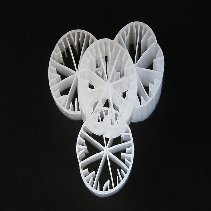HDPE Filter Media Floating Filter Media MBBR Witte kleur 15 mm x 15 mm