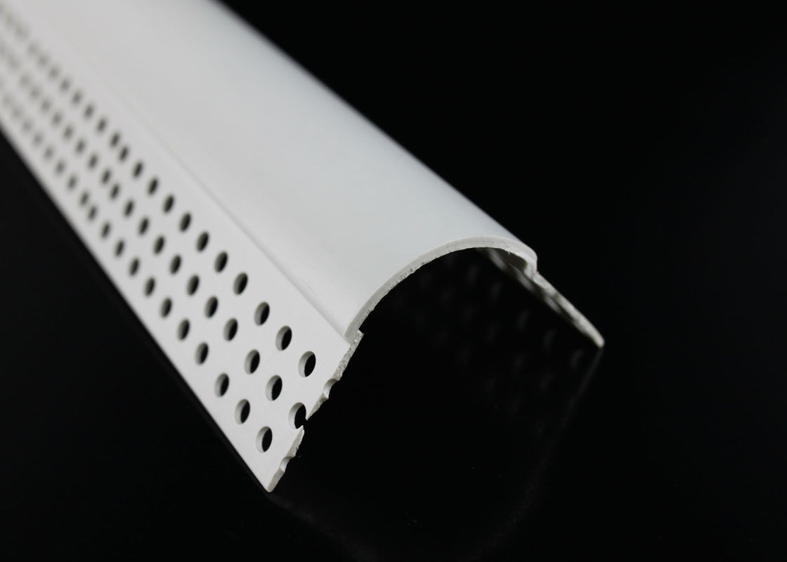 Witte PVC vinyl hoekkralen BN80 hoog impactbestendig loodvrij