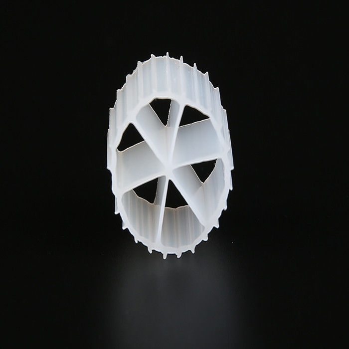 16*10mm Grootte MBBR Biocell Filter Media Virgin HDPE materiaal en witte kleur voor RAS