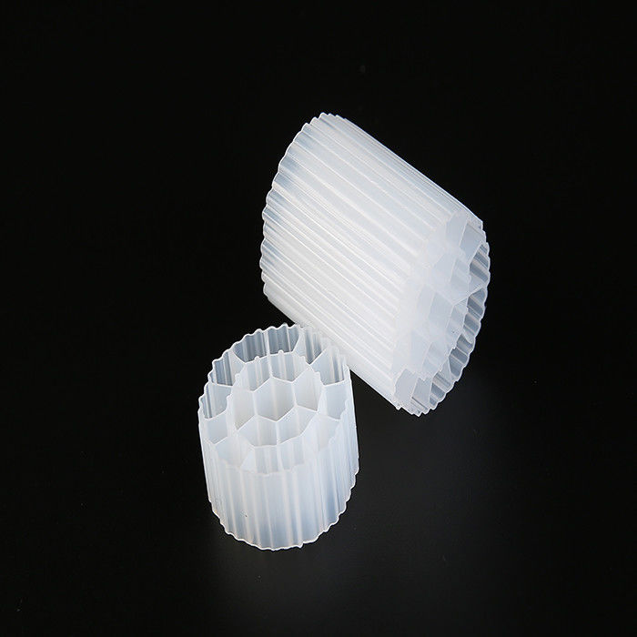 100% maagdelijk HDPE materiaal MBBR Bio Media 35*18mm Grootte FDA-certificering