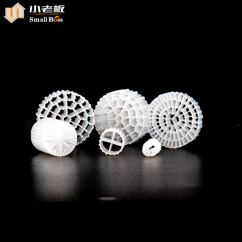 PE38 HDPE Plastic Mbbr Biofiltermedia voor waterbehandeling