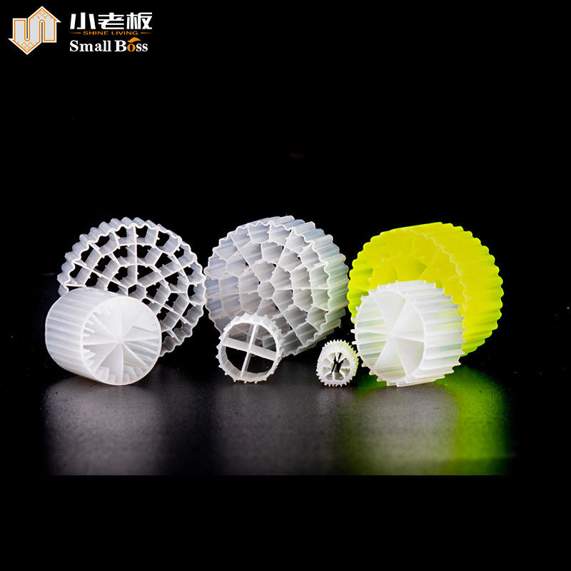 PE38 HDPE Plastic Mbbr Biofiltermedia voor waterbehandeling