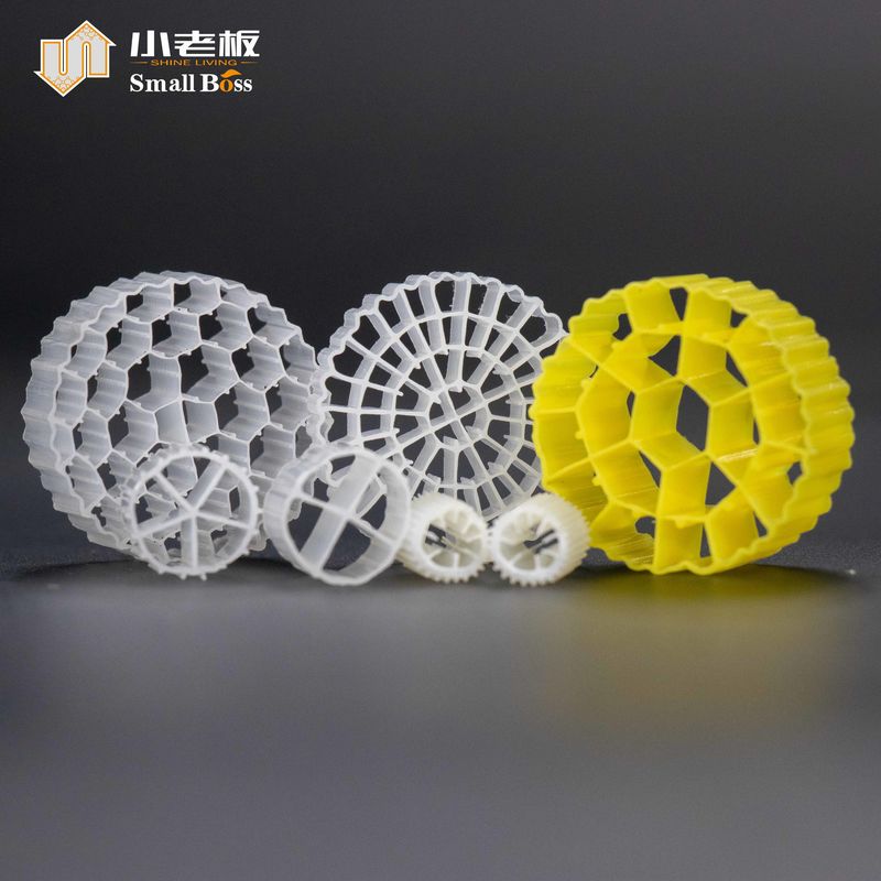 PE38 HDPE Plastic Mbbr Biofiltermedia voor waterbehandeling