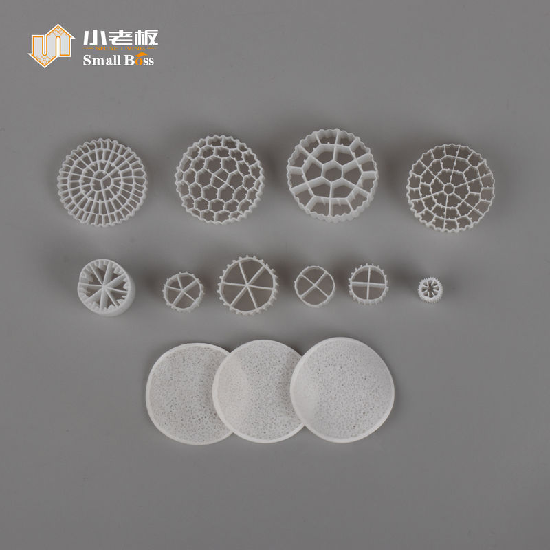 Witte 25*10mm Fab Bio Filer Media 800m2/m3 Ifas Process Wwtp A/o