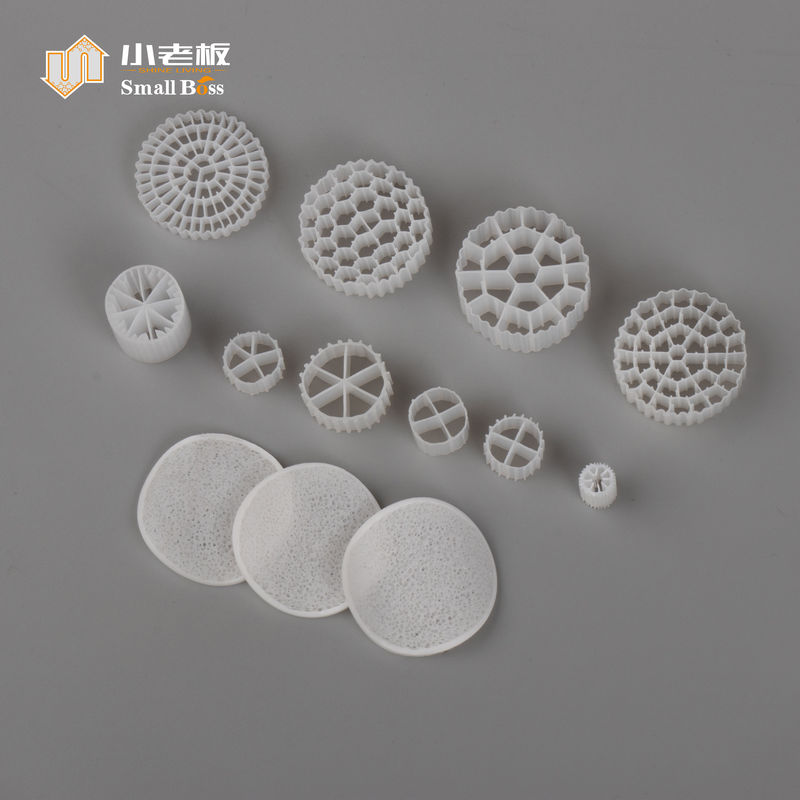 PE38 PE plastic materiaal FDA audit 800m2/m3 mbbr biofilter drager