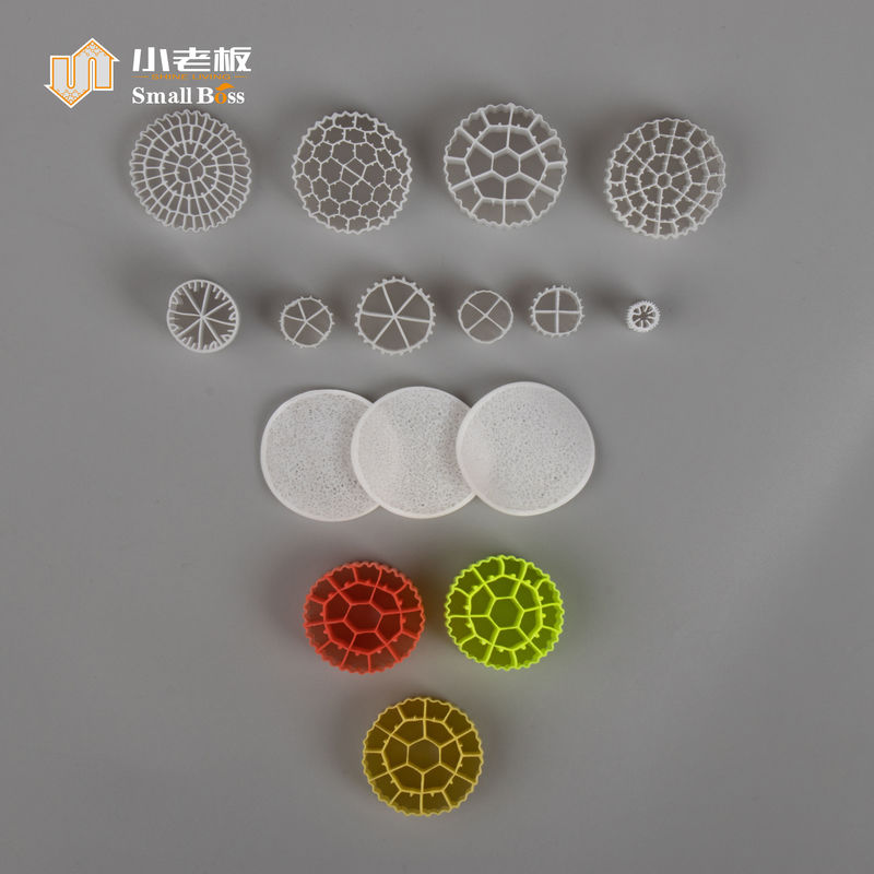 PE38 Professionele Plastic Filter Media HDPE Materiaal Aquarium Bio Media