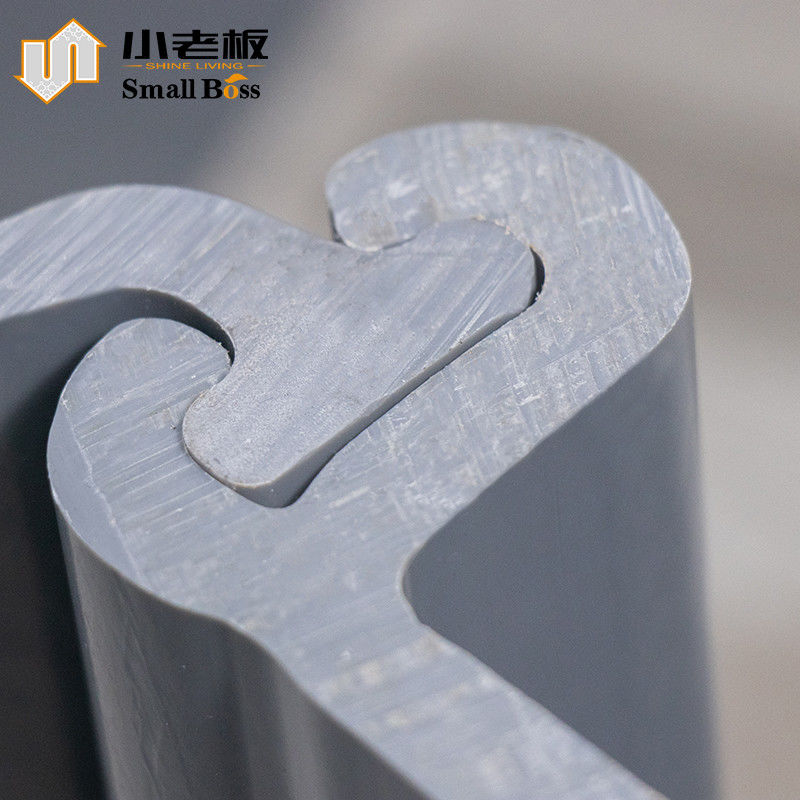 Eco-vriendelijke PVC-plaatstapel voor zachte grond en ondoordringbare barrières Aanpasbare lengtes