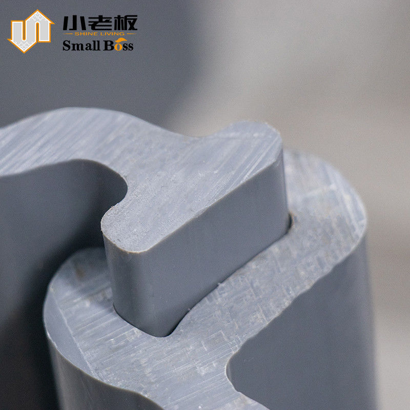 Eco-vriendelijke PVC-plaatstapel voor zachte grond en ondoordringbare barrières Aanpasbare lengtes