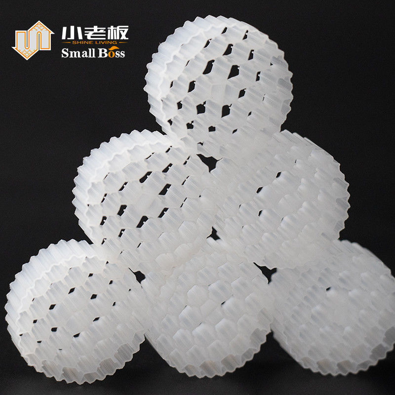 Plastic PE38 Materiaal Plastic Biofilter Media MBBR Bio Carrier voor afvalwaterzuivering