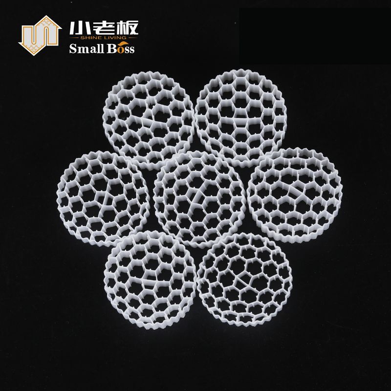 Plastic PE38 Materiaal Plastic Biofilter Media MBBR Bio Carrier voor afvalwaterzuivering