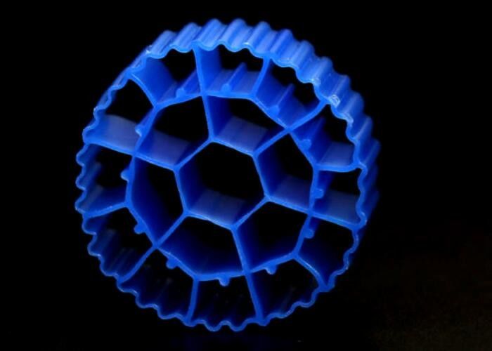 Plastic MBBR Biocell BIO Balls Filter media voor RAS schokbestendigheid