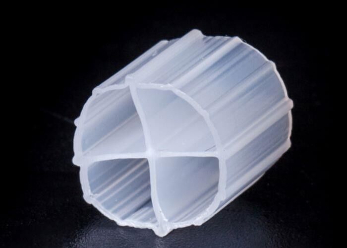 Ruimtebesparing BIO-ballen Filter Media MBBR-drager met witte kleur