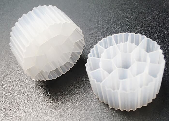 Witte kleur 25*12mm Mbbr Bio Media Ifas Process Bod Cod Removal