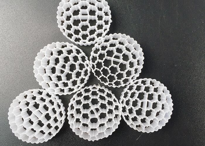 Warmvorm Hdpe Materiaal Fda Safty K3 Filtermedium Industrieel waterzuivering