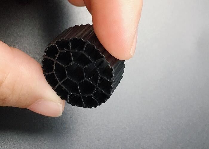 Biofiltermedia MBBR Waterbehandeling Biologische filtratie Hdpe 25*12mm