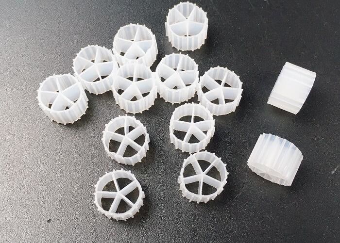 10*7mm MBBR Bio Carrier FAB Media Bio Cell Media Voor waterbehandeling A / O-proces